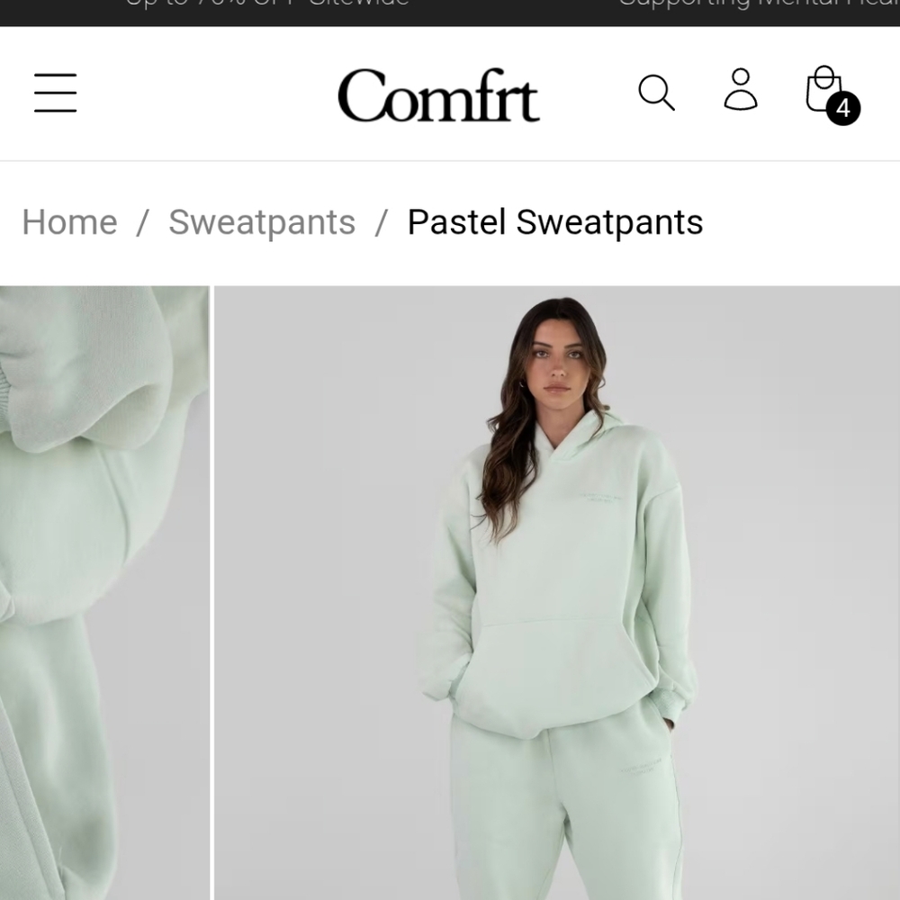 Comfrt Women's Green Jogger Pants-EUC- WORE ONCE